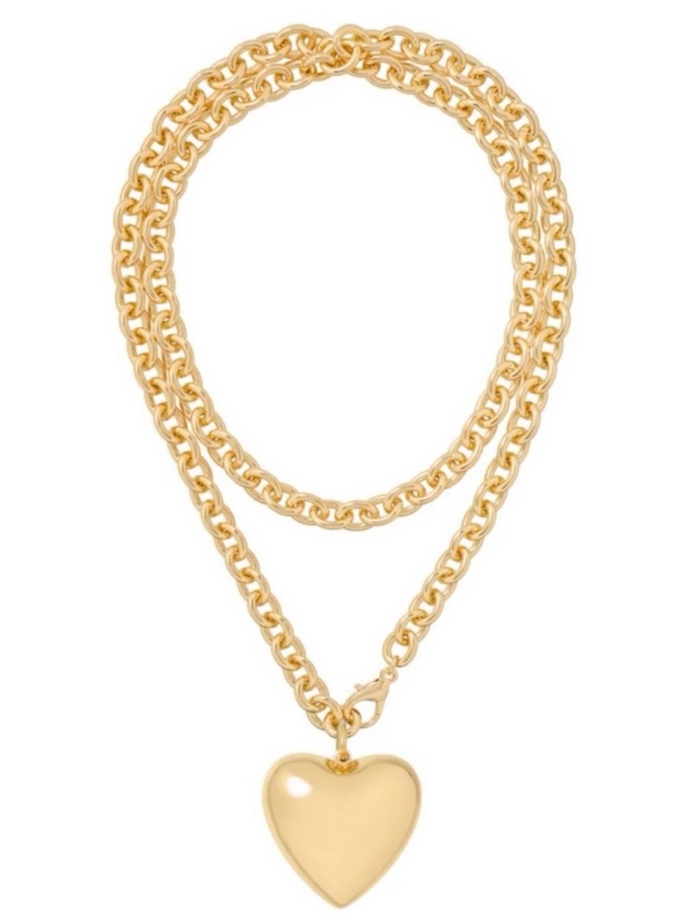 Roxanne Assoulin Puffy Heart Necklace